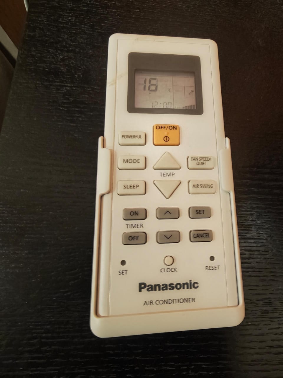 Panasonic air-con remote