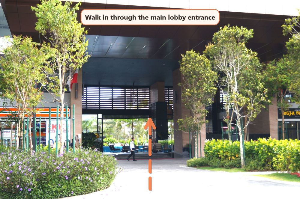 Main lobby entrance