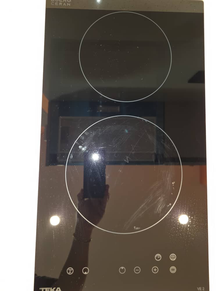 The induction hob, full view